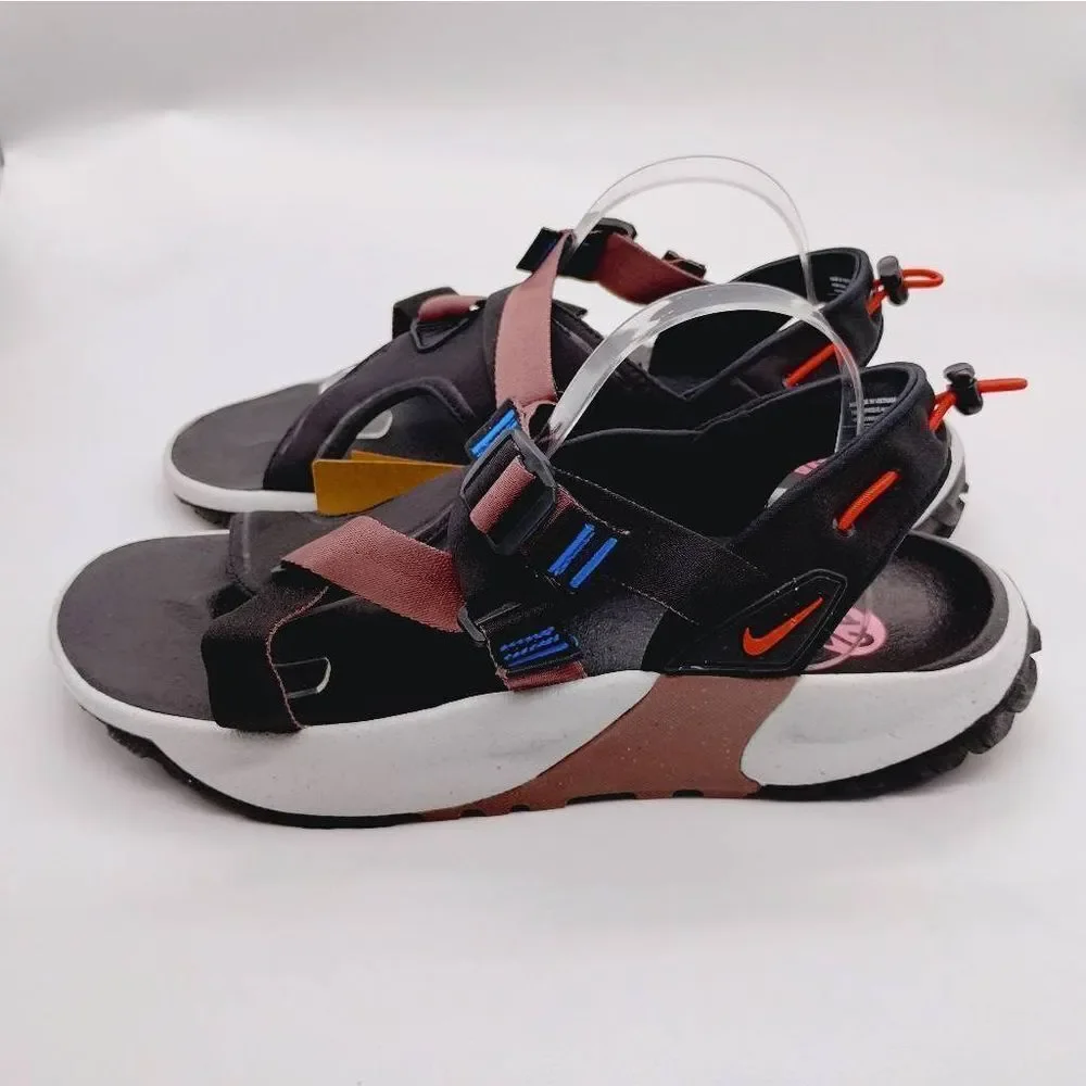 Nike‎ Oneonta Next Nature Outdoor Trail Sandals Mens Size 12 Black White Red